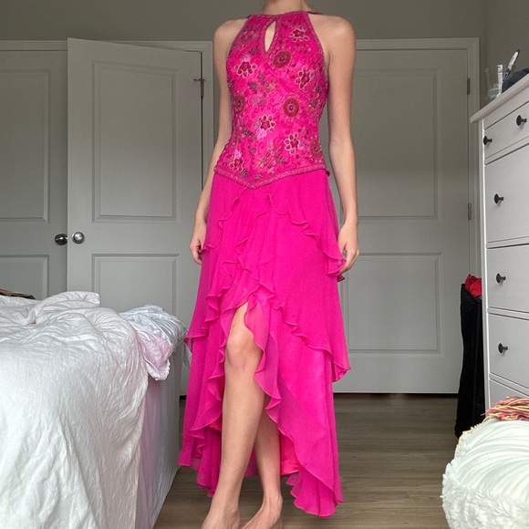 Vintage beaded scala formal dress - Picture 3 of 4